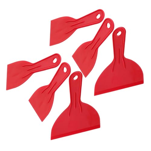 LALAFINA 2 Sätze Teiliges Set Kunststoff Spachtel Werkzeug Flexibles Reinigungswerkzeug für Küche und Bad zum Entfernen von Farbe und Tapeten und Grösse von LALAFINA