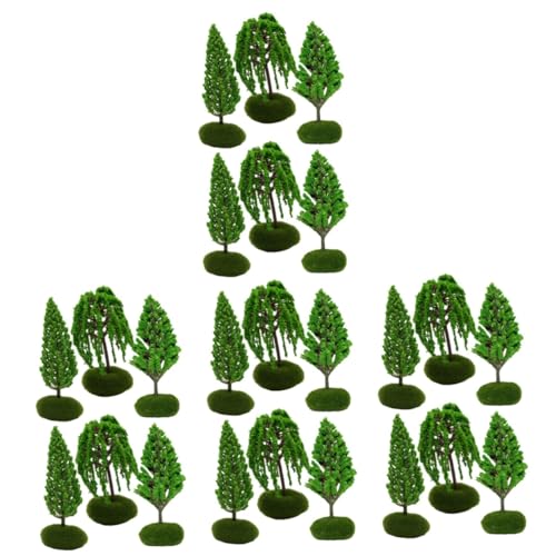 LALAFINA 24 STK Baummodell Zubehör Für Feengärten Spielzeugbäume Mini-straßenbäume Künstlicher Baum Mini-modellbäume Miniaturpflanzen Mini-puppenhaus Minibäume Ob11 Großer Zug Klein Plastik von LALAFINA