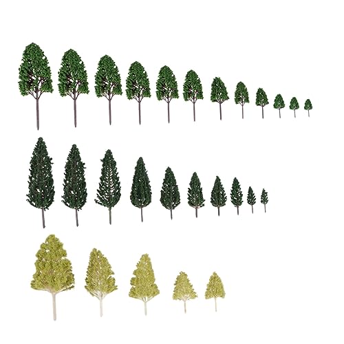 LALAFINA Landschaftsmodell-Baum-Set 27-teilig Mini-bäume Maßstab 1:50 für Zuhause Schreibtisch Wohnzimmer Küche Inklusive Wegeturm und Pappeln LALAFINA Landschaftsmodell-Baum-Set 27-teilig Mini-bäume Maßstab 1:50 für Zuhause Schreibtisch Wohnzimmer Küche Inklusive Wegeturm und Pappeln von LALAFINA