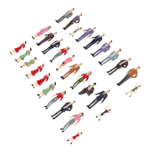 LALAFINA 30pcs Miniaturbewohner Figuren Für Kunststoff -Mini -Minie -Figuren Ornament Für Sandtischzubehör Und Puppenhausszenen LALAFINA 30pcs Miniaturbewohner Figuren Für Kunststoff -Mini -Minie -Figuren Ornament Für Sandtischzubehör Und Puppenhausszenen von LALAFINA