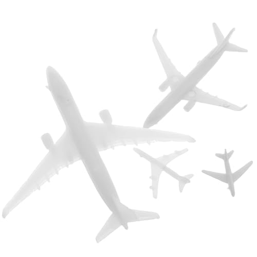 LALAFINA 4 Stück Teiliges Miniatur Flugzeugmodell für Landschaftsbau Sammlerobjekt Kunststoff für Kreative Mikro Landschaften und Modellkollektionen Detailgetreue Handwerkskunst und LALAFINA 4 Stück Teiliges Miniatur Flugzeugmodell für Landschaftsbau Sammlerobjekt Kunststoff für Kreative Mikro Landschaften und Modellkollektionen Detailgetreue Handwerkskunst und von LALAFINA