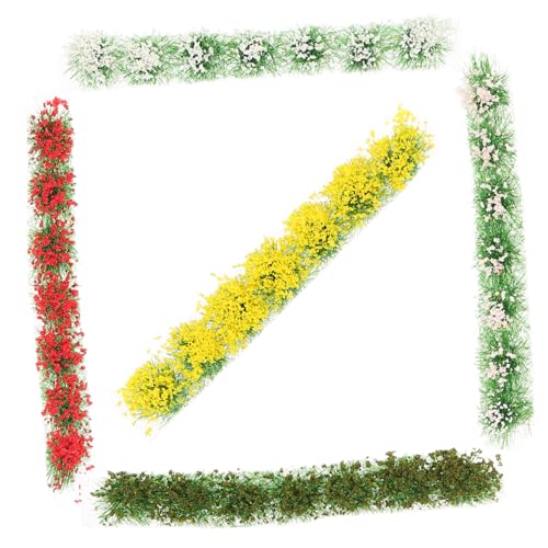 LALAFINA Flower Cluster Adorn - 5 Packungen Mini-Kunstrasen Für Statisches Landschaftsmodell von LALAFINA