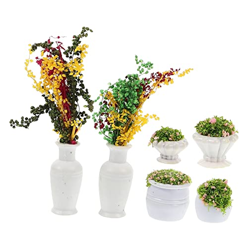 LALAFINA 6 Stück Mini-Pflanzvase kunstpflanzen Set kunstpflanze Set Mini-Kunstpflanzen kleine Gartendekorationen im Freien Mini-Landschaftspflanzenmodell Mini-Gartendekoration Plastik LALAFINA 6 Stück Mini-Pflanzvase kunstpflanzen Set kunstpflanze Set Mini-Kunstpflanzen kleine Gartendekorationen im Freien Mini-Landschaftspflanzenmodell Mini-Gartendekoration Plastik von LALAFINA