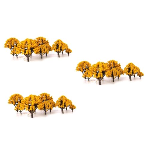 LALAFINA 60 STK Architektur Bäume Mini-Baum Diorama-bausatz Palmenmodell Modelleisenbahn Bäume Moos Basteln Zubehör Für Baumhäuser Grünes Zubehör Mini-Figur Dekorativer Baum Sa60 Sandkasten von LALAFINA