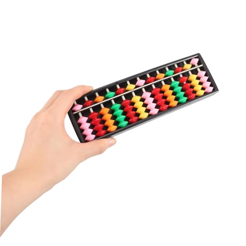 LALAFINA Abakus Für Junge Mädchen Reihen Perlen Mathespielzeug Rechenlernspielzeug Bunte Abakusperlen Leicht Tragbar Pädagogisches Lernspielzeug Für Zuhause Und Klassenzimmer von LALAFINA