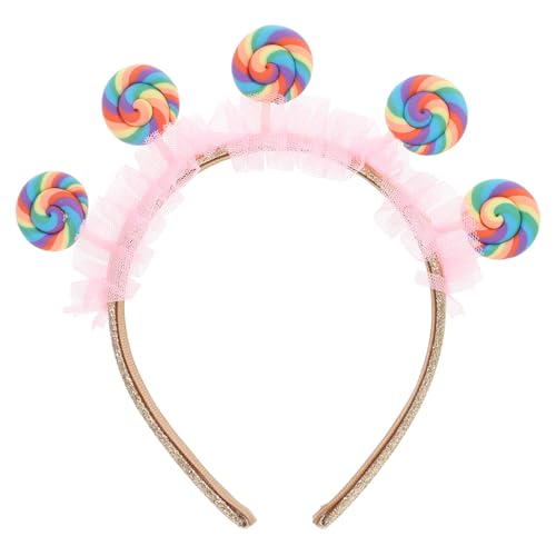 LALAFINA Lollipop-stirnband, Kunststoff, Süßigkeiten-haarband, Rutschfest, Geburtstags-haar-accessoires für Frauen Und Mädchen, Party, Foto-requisiten LALAFINA Lollipop-stirnband, Kunststoff, Süßigkeiten-haarband, Rutschfest, Geburtstags-haar-accessoires für Frauen Und Mädchen, Party, Foto-requisiten von LALAFINA