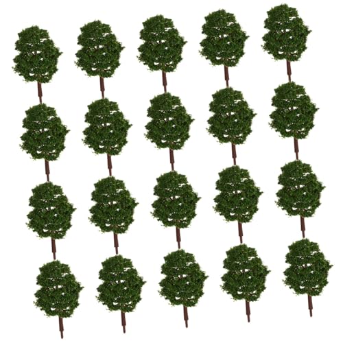 LALAFINA 20 Stücke 9cm Dunkelgrün Landschaft Landschaft Modell Baum 1:100 Architektur Modell Für Decor LALAFINA 20 Stücke 9cm Dunkelgrün Landschaft Landschaft Modell Baum 1:100 Architektur Modell Für Decor von LALAFINA