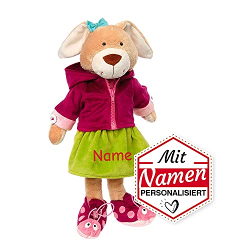 SIGIKID Lernspielzeug Hase Kuscheltier mit Namen personalisiert/Bestickt, Niedliches Plüschtier Stofftier für Babys Kinder, Schmusetier Mädchen Junge SIGIKID Lernspielzeug Hase Kuscheltier mit Namen personalisiert/Bestickt, Niedliches Plüschtier Stofftier für Babys Kinder, Schmusetier Mädchen Junge von LALALO