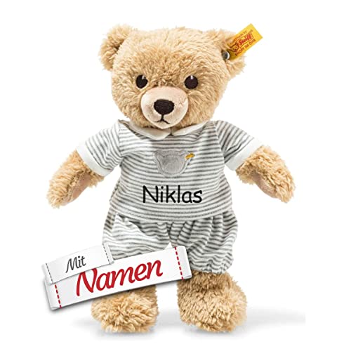 Steiff Schlaf-gut Bär mit Namen personalisiert, Kuscheltier, Niedlicher Bär Plüschtier Stofftier, Schmusetier Geschenk zur Geburt, Weihnachten, Geburtstag kaufen Steiff Schlaf-gut Bär mit Namen personalisiert, Kuscheltier, Niedlicher Bär Plüschtier Stofftier, Schmusetier Geschenk zur Geburt, Weihnachten, Geburtstag kaufen von LALALO