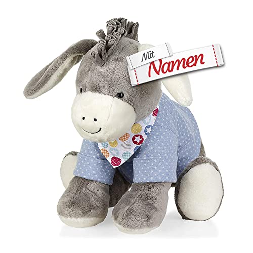 Sterntaler Kuscheltier Sternchen Emmi mit Namen personalisiert (bestickt), Niedliches Jungen Plüschtier Stofftier für Babys Kinder, Schmusetier Geschenk zu Weihnachten und Geburtstag von LALALO