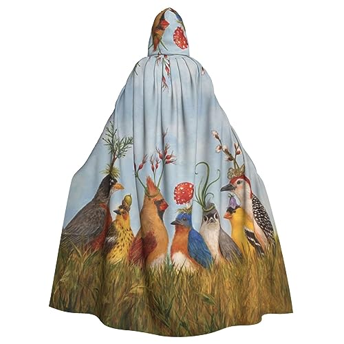 LAMAME Langer Umhang mit Tierparty, bedruckt, für Erwachsene, Halloween, Kapuzenumhang, Party-Dekoration, Robe LAMAME Langer Umhang mit Tierparty, bedruckt, für Erwachsene, Halloween, Kapuzenumhang, Party-Dekoration, Robe von LAMAME