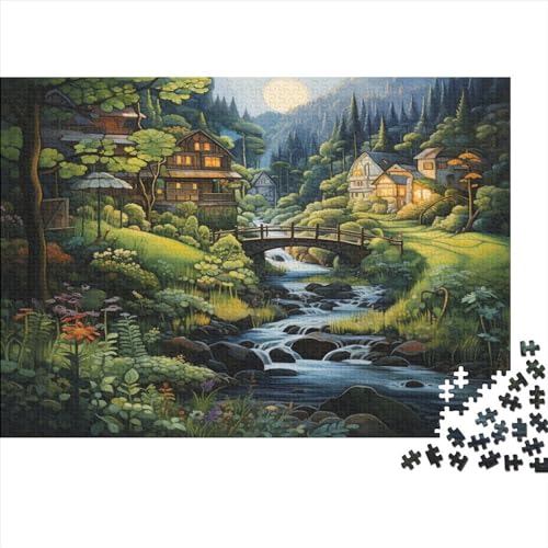 Paradise 1000 Teile Landscaping Puzzle Erwachsene Family Challenging Games Wohnkultur Geburtstag Lernspiel Stress Relief Toy 1000pcs (75x50cm) von LAMAME