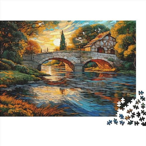 Paradise Erwachsene Puzzles 1000 Teile Landscaping Family Challenging Games Geburtstag Educational Game Wohnkultur Stress Relief 1000pcs (75x50cm) von LAMAME