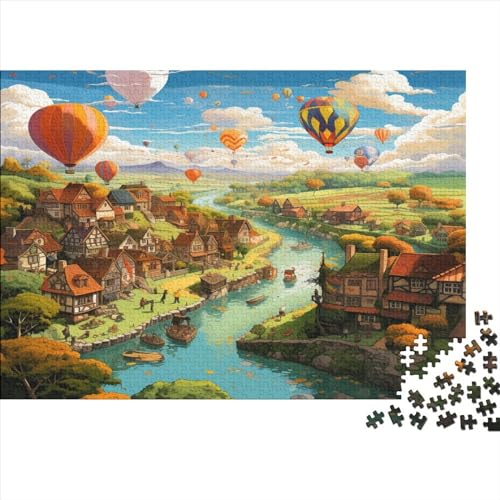 Paradise Puzzle 1000 Teile Landscaping Erwachsene Wohnkultur Family Challenging Games Geburtstag Educational Game Stress Relief 1000pcs (75x50cm) von LAMAME