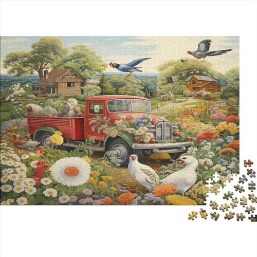 Ranches Puzzles 1000 Teile Landscaping Erwachsene Geburtstag Family Challenging Games Lernspiel Wohnkultur Stress Relief Toy 1000pcs (75x50cm) von LAMAME