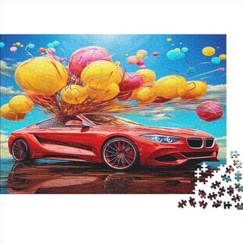 Roadster Erwachsene 1000 Teile Car Puzzle Family Challenging Games Educational Game Geburtstag Moderne Wohnkultur Stress Relief 1000pcs (75x50cm) von LAMAME