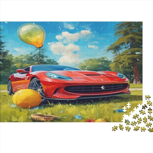 Roadster Puzzles Erwachsene 500 Teile Car Geburtstag Family Challenging Games Home Decor Educational Game Entspannung Und Intelligenz 500pcs (52x38cm) von LAMAME