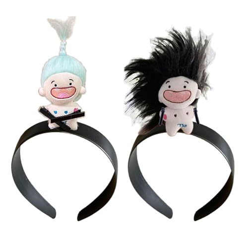 LAMDNL Stylisches Haarband mit Cartoon-Zahnlos-Motiv, niedlicher Kopfschmuck für Damen und Kinder, Bühnenauftritte, Ornament, niedliches Haarband, Wie beschrieben von LAMDNL