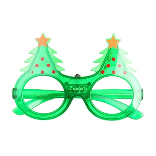Weihnachtsaugenbrille Zubehör LED Partybrille Perfekt Karneval Party Sonnenbrille Fotostudio Dekoration LED von LAMDNL