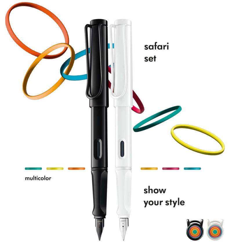 LAMY Füllhalter Safari Multicolor Set  - Special Edition von LAMY