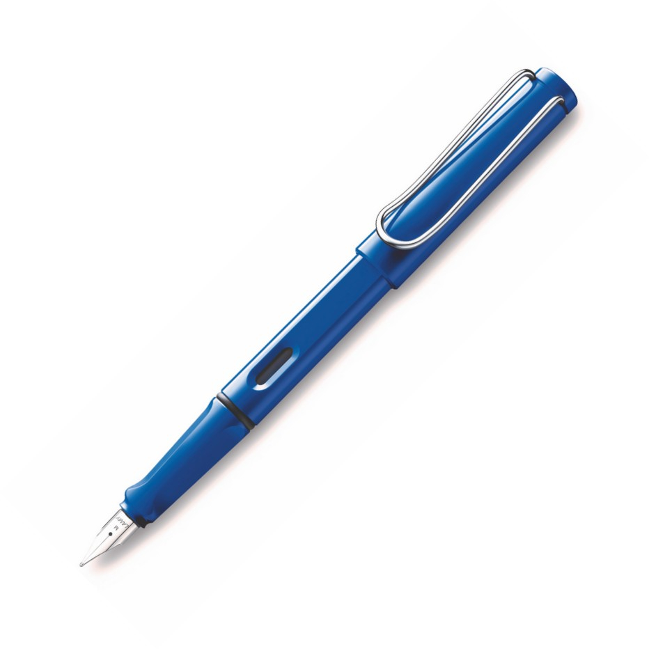 LAMY Füllhalter safari blau Linkshänder von LAMY