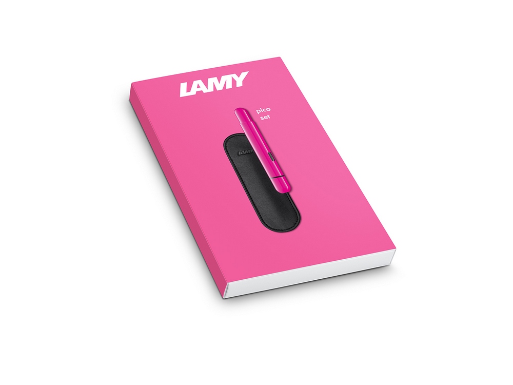 LAMY Kugelschreiber pico neon pink mit Etui im Set LAMY Kugelschreiber pico neon pink mit Etui im Set von LAMY