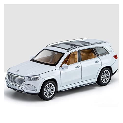 Beste Geschenk 1/32 Für Benz Maybach GLS600 Luxus Mit Sound & Licht Hohe Simulation Spielzeug Auto Modell (Color : White) von LANUVA
