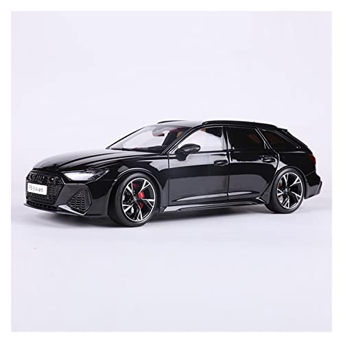 LANUVA 1/18 Für Audi RS6 C8 Metallguss Simulation Avant Wagen Automodell Souvenir Sammlung (Color : Schwarz.) von LANUVA