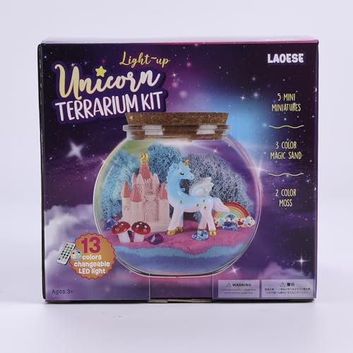 Einhorn-Terrarium-Set für Kinder-Light up Terrarium Kit Einhorn-Terrarium-Set für Kinder-Light up Terrarium Kit von LAOESE