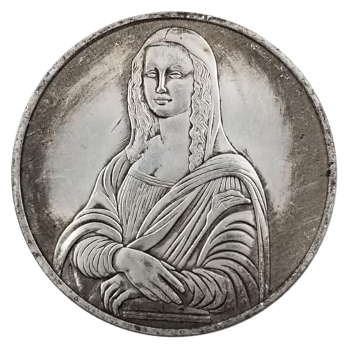 LAOJUNLU Mona Lisa Nackte Maha Ornamente Glücksmünze Gedenkmünze Seltene Münze Viel Glückszeichen Feng Shui Dekorationen antik von LAOJUNLU