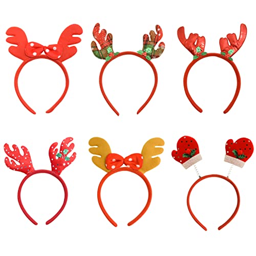 LAPONO 6* Weihnachtskopfbedeckung Weihnachts Kopfschmuck Weihnachten Stirnbänder Weihnachts-Haarreifen Weihnachtsfeier Kopfschmuck Weihnachten Haarband Weihnachtsschmuck Haarschmuck Kinder Erwachsene LAPONO 6* Weihnachtskopfbedeckung Weihnachts Kopfschmuck Weihnachten Stirnbänder Weihnachts-Haarreifen Weihnachtsfeier Kopfschmuck Weihnachten Haarband Weihnachtsschmuck Haarschmuck Kinder Erwachsene von LAPONO