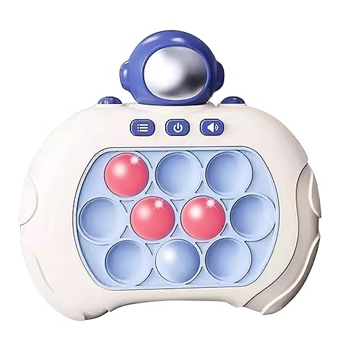 LAPONO Pop it Bubble Sensory Fidget Spielzeug,Quick Push Spiel für Kinder Elektronisches Sensorspiel Poppet Zappeln Antistress Toy aus ABS & Silikon Relief Angst Autismus Squeeze Toys (Astronaut) von LAPONO