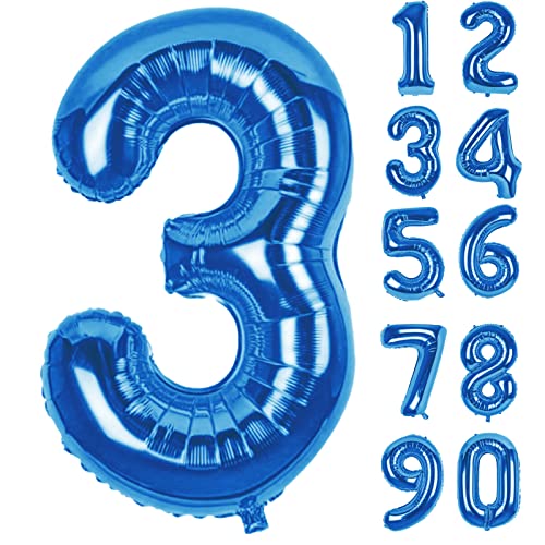 Luftballon 3. Folienballon Geburtstag Zahlen Luftballons,Blau XXL Riesen Zahl 3. Helium Ballon für Mädchen Junge Mann Frau 3. Geburtstagdeko Babyparty Jubiläum Festival Unternehmen Deko Zahlenballons Luftballon 3. Folienballon Geburtstag Zahlen Luftballons,Blau XXL Riesen Zahl 3. Helium Ballon für Mädchen Junge Mann Frau 3. Geburtstagdeko Babyparty Jubiläum Festival Unternehmen Deko Zahlenballons von LAPONO
