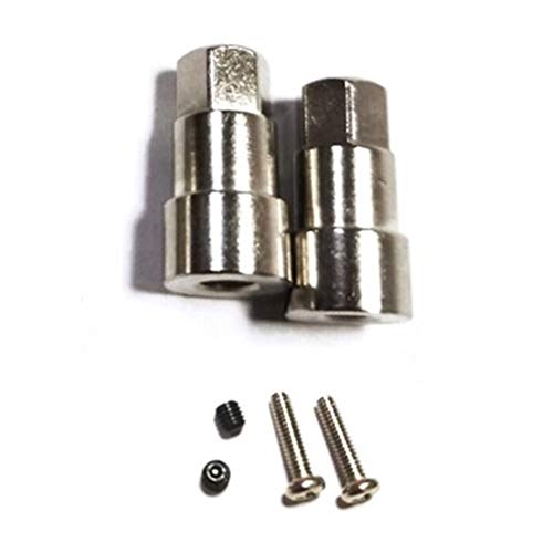 LAPOOH D12 5Mm Metall Vorne Hinten VerküRzt Kombinieren Rad Nabe Sechskant Adapter Upgrades ZubehöR für D12 1/10 RC Auto Teile, 2 von LAPOOH