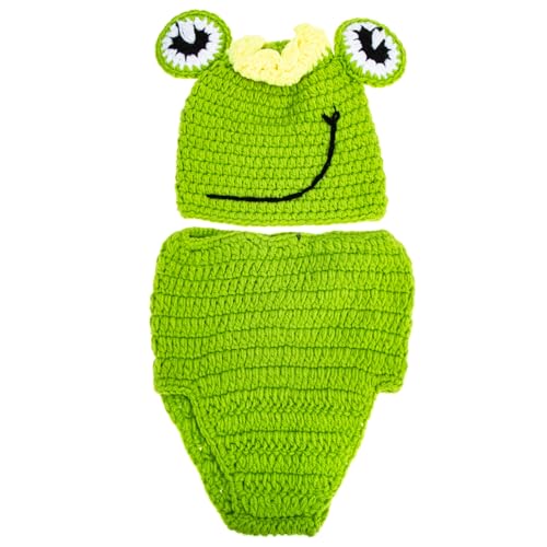 LAPYAPPE 1 Satz neugeborene foto-outfits photoshooting accessoires neugeborenen fotografie requisiten -Fotos-Outfit Neugeborenes Babykostüm Kostüm für Neugeborene Garn Green von LAPYAPPE