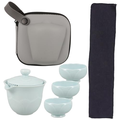LAPYAPPE 1 Set Tragbares Teeservice Große Moderne Teetassen Chinesisches Teezubereitungsset Keramik Teetassenset Keramik Teeservierset Teetassen Keramik Teegeschirrset Porzellan Himmelblau LAPYAPPE 1 Set Tragbares Teeservice Große Moderne Teetassen Chinesisches Teezubereitungsset Keramik Teetassenset Keramik Teeservierset Teetassen Keramik Teegeschirrset Porzellan Himmelblau von LAPYAPPE