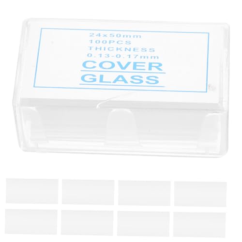 LAPYAPPE 100 Stück Proben Objektträger mikroskop objektträger Glasdeckgläser für Mikroskope nass vorbereitet Mikroskop-Objektträger im Labor Objektträger aus Glas für das Labor Transparent LAPYAPPE 100 Stück Proben Objektträger mikroskop objektträger Glasdeckgläser für Mikroskope nass vorbereitet Mikroskop-Objektträger im Labor Objektträger aus Glas für das Labor Transparent von LAPYAPPE