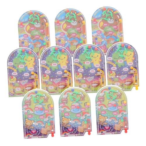 LAPYAPPE 10Stücke Tischspiel für Teiliges Labyrinth Pinball Robustem Kreatives Desk Game für Geburtstagsgeschenke und Interaktive Spiele von LAPYAPPE