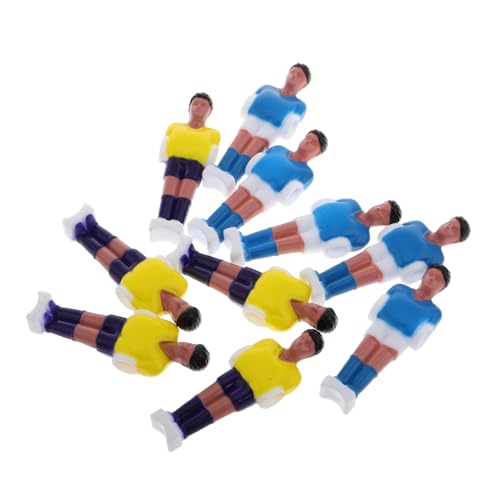 LAPYAPPE 10pcs Foosball Table Player Figuren Tischfußballspieler Puppen Foosball Mann Set Table Football Figuren Foosball Tisch Fußballspiel Accessoires C von LAPYAPPE