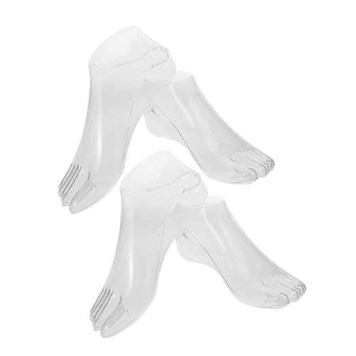 LAPYAPPE 2 Paar Schuh-Display-Requisiten weiße Turnschuhe Damen Socken gefälschtes Fußmodell schaufensterpuppe Schuh-Display-Modell sandalen gefälschter Fuß Mannequin-Fußanzeige Transparent LAPYAPPE 2 Paar Schuh-Display-Requisiten weiße Turnschuhe Damen Socken gefälschtes Fußmodell schaufensterpuppe Schuh-Display-Modell sandalen gefälschter Fuß Mannequin-Fußanzeige Transparent von LAPYAPPE