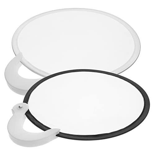 LAPYAPPE 2 Stück Faltbarer Handfächer Runde Handventilatoren für Hochzeit und Sommerdekoration Leicht und Tragbar Personalisierbar Schwarz und Weiß LAPYAPPE 2 Stück Faltbarer Handfächer Runde Handventilatoren für Hochzeit und Sommerdekoration Leicht und Tragbar Personalisierbar Schwarz und Weiß von LAPYAPPE