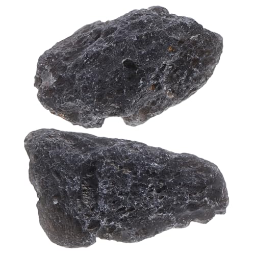LAPYAPPE 2 Stück Wissenschaftliche Fossilien bildung Ornament Meteoritenstein unterrichtsmaterial Meteoritenprobe Lehrsteinexemplar unregelmäßiges Meteoritenexemplar rauer Stein Black LAPYAPPE 2 Stück Wissenschaftliche Fossilien bildung Ornament Meteoritenstein unterrichtsmaterial Meteoritenprobe Lehrsteinexemplar unregelmäßiges Meteoritenexemplar rauer Stein Black von LAPYAPPE