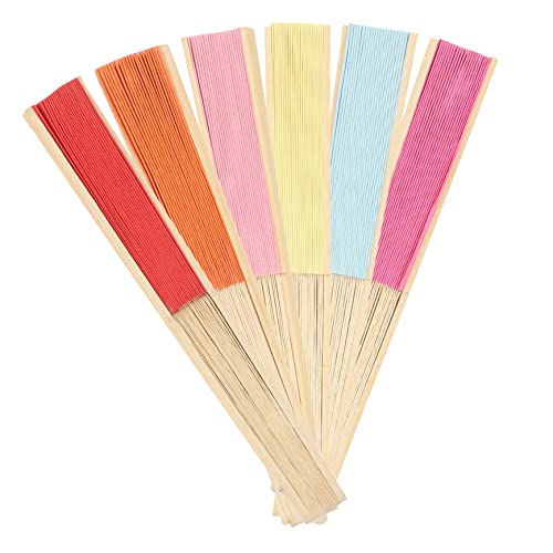 LAPYAPPE 6 Stück Faltbare Papierfächer zum Diy Handheld Klappfächer für Kreative Bastelprojekte Kinderzimmerdekoration und Partys Bunten Farben LAPYAPPE 6 Stück Faltbare Papierfächer zum Diy Handheld Klappfächer für Kreative Bastelprojekte Kinderzimmerdekoration und Partys Bunten Farben von LAPYAPPE