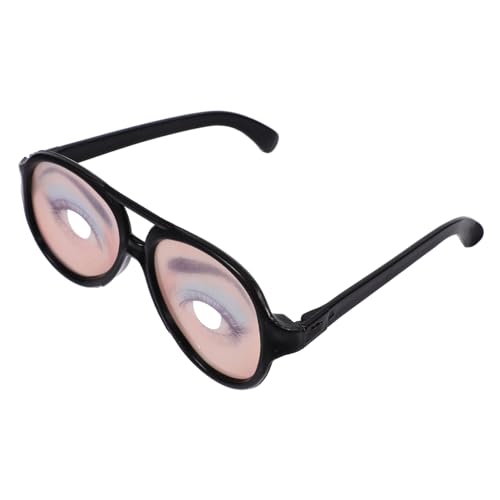 LAPYAPPE 6 Stück Gläser Halloween-Kostüm-Brille Halloween-Brille Brille verkleiden Spaß LED augenklappe faschingsbrille partybrille Halloween-Dekoration interessante Brillenrequisiten Black von LAPYAPPE