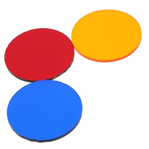 LAPYAPPE 9Stücke Farbige Filterplatten Optische Filter Für Physikalische Experimente Transparente Lichtfilter Für Bildungszwecke Kreative Projekte von LAPYAPPE