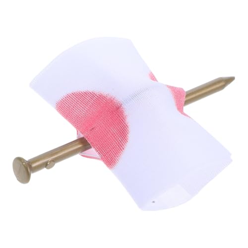 LAPYAPPE Fake Nagel durch Finger Streichspielzeug für Halloween Realistische Illusion für Partys Hautfreundliches Material Prank Requisite Sicher für Spaßmacher von LAPYAPPE