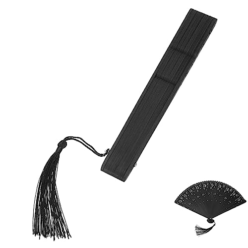LAPYAPPE Faltbarer Handfächer aus im Chinesischen Stil Eleganter Fächer mit Tassel für Tanz Partys und Sommerreisen und Leicht zu Transportieren LAPYAPPE Faltbarer Handfächer aus im Chinesischen Stil Eleganter Fächer mit Tassel für Tanz Partys und Sommerreisen und Leicht zu Transportieren von LAPYAPPE