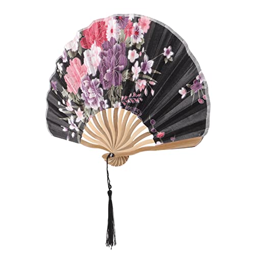 LAPYAPPE Vintage Faltbarer Handfächer aus Holz Japanischer Stil Leicht und Tragbar für Sommer mit Dekorativen Mustern für Hochzeiten und Partys LAPYAPPE Vintage Faltbarer Handfächer aus Holz Japanischer Stil Leicht und Tragbar für Sommer mit Dekorativen Mustern für Hochzeiten und Partys von LAPYAPPE