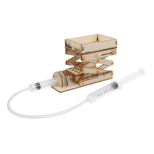 Lab Jack Hydraulik Hebebühne für Wissenschaftliches Experimentierspielzeug aus Holz Manuelle für Kreative Stem Projekte Bildungsspiele von LAPYAPPE