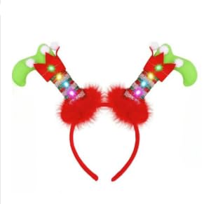 LARDUX 3 Stück Weihnachts-LED-Stirnbänder für Urlaub (B) von LARDUX